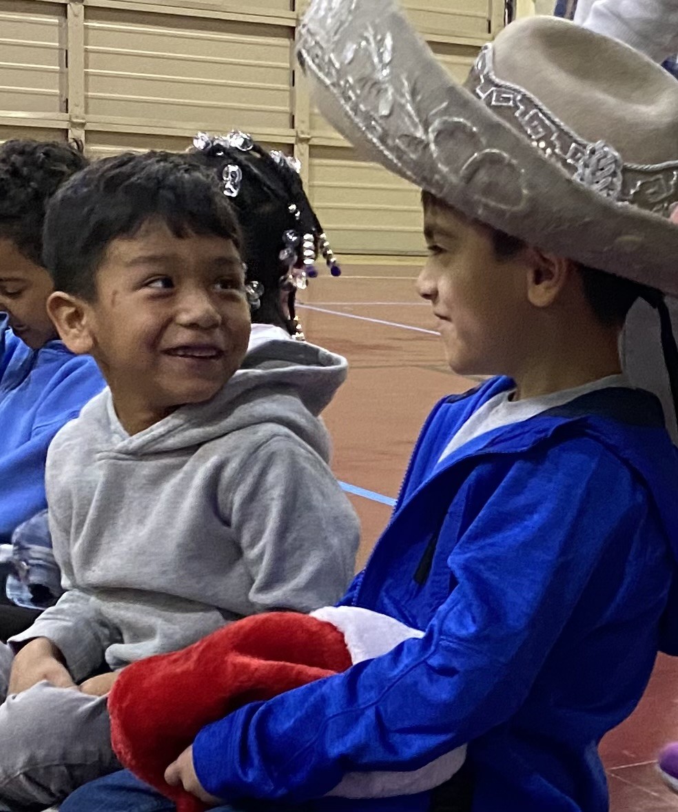 person singing for kids