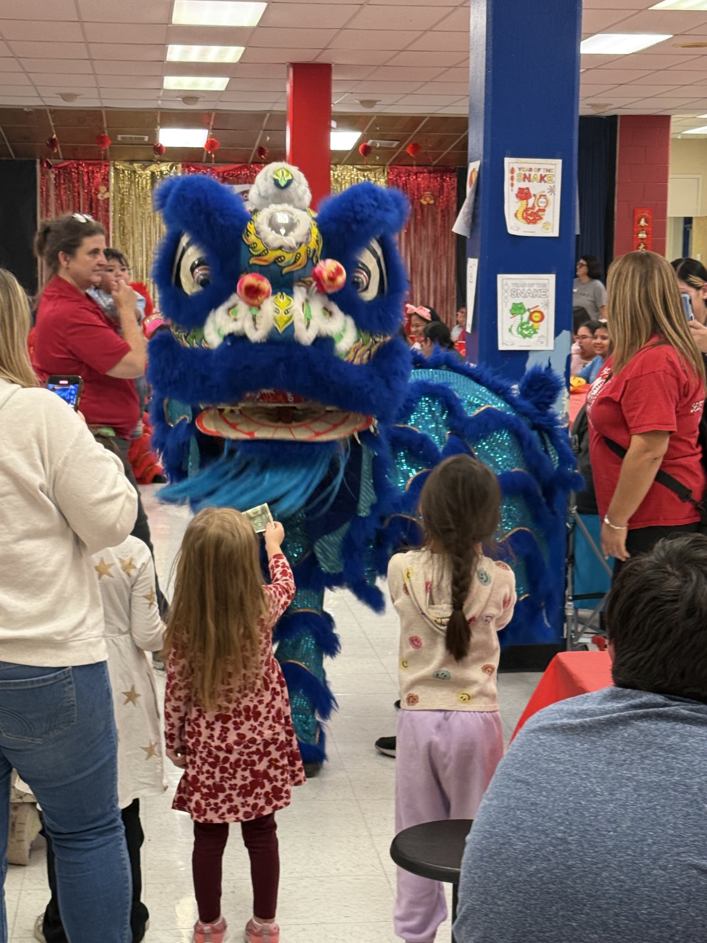 costume of lunar new year dragon